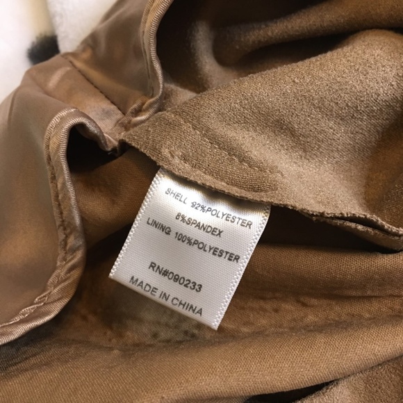 PacSun - Kendall + Kylie - Brown Button-Front Faux Suede Skirt - Picture 4 of 4